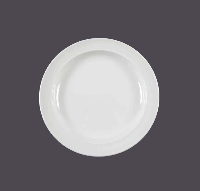 J&G Meakin White Ice salad plate made in England. Sold individually. image 1