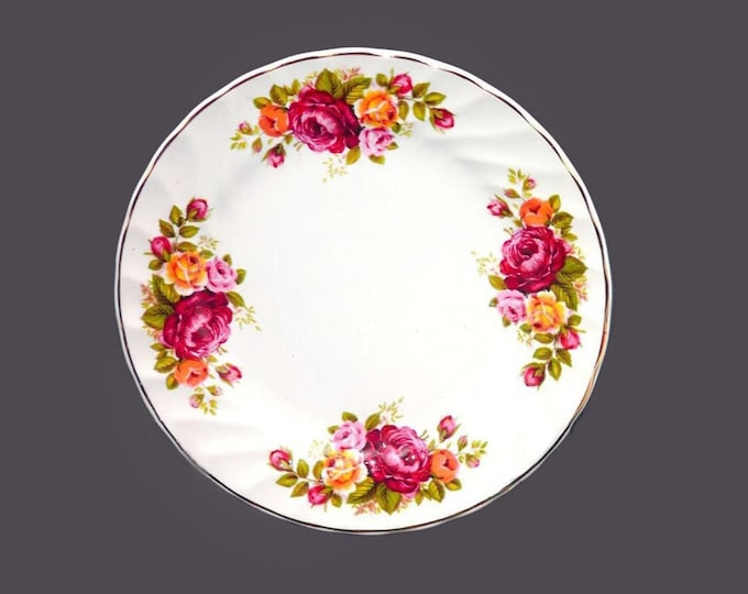 Wood & Sons Cottage Rose bread or dessert plate made in England. Sold individually.