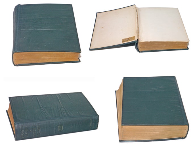 Antiquarian (1922) Swoope's Lessons in Practical Electricity hardcover book published New York by Van Nostrand. Walton Swoope. Complete.