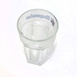 Hoegaarden Belgian beer 25 cl pint glass. Etched-glass branding. image 3