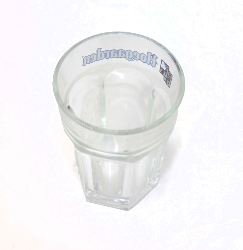 Hoegaarden Belgian beer 25 cl pint glass. Etched-glass branding. image 3