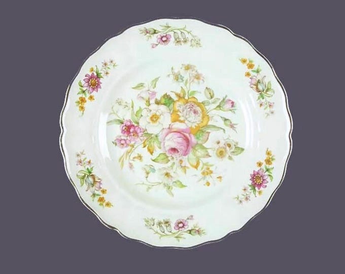Grindley Kashmir luncheon plate. Royal Petal Marlborough ironstone made in England. Sold individually.