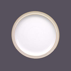 Denby Linen stoneware salad plate made in England. Sold individually.