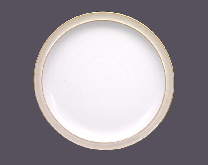Denby Linen stoneware salad plate made in England. Sold individually.