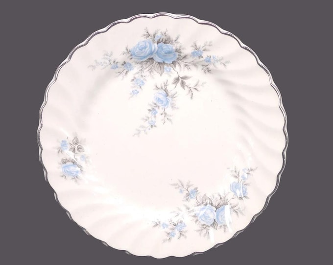 Johnson Brothers JB139 bread plate. Snowhite Regency ironstone made in England. Blue roses. Sold individually.
