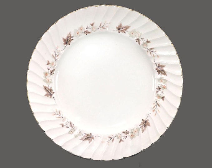 Vintage Herbert Aynsley HAY16 dinner plate made in England. Fall leaves.