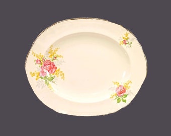 Alfred Meakin Poppy oval platter. Royal Marigold ironstone