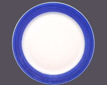 Vintage Thomas Germany Brushed Cobalt salad plate.