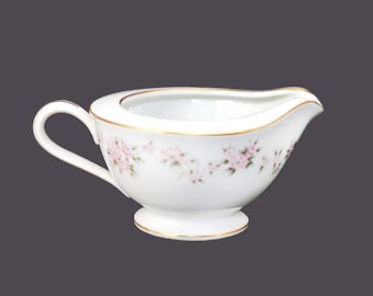 Vintage RC Japan Noritake Chantilly 792 creamer jug. Pink floral garland.