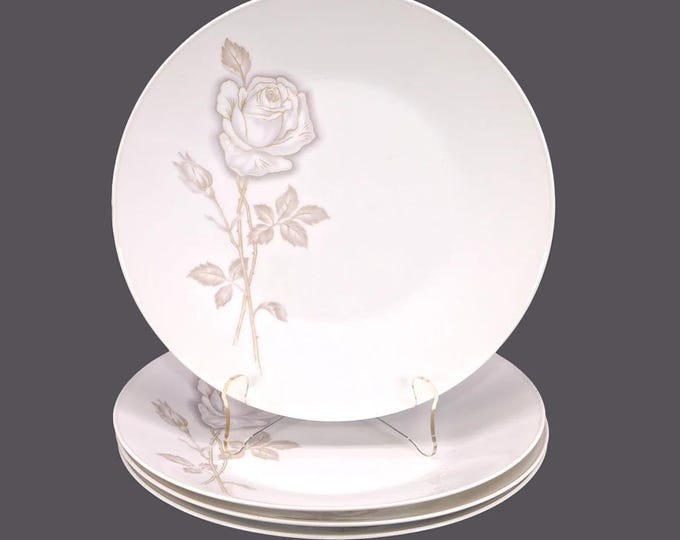 Rosenthal 3432 dinner plates. Classic Rose porcelain made in Germany. No gold trim. Choose quantity below.
