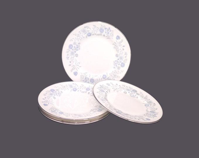 Wedgwood Belle Fleur bone china bread plates made in England.