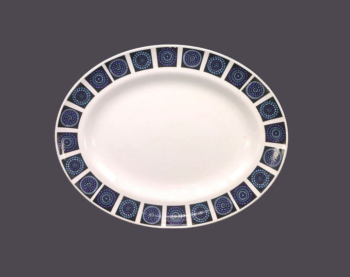 Midwinter Madeira oval platter made in England. Nicholas Jenkins, Marquis of Queensbury design.