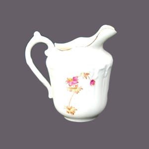 Antique Victorian era Adderley Spray 30 bone china creamer jug made in England. Minor flaw (see below).