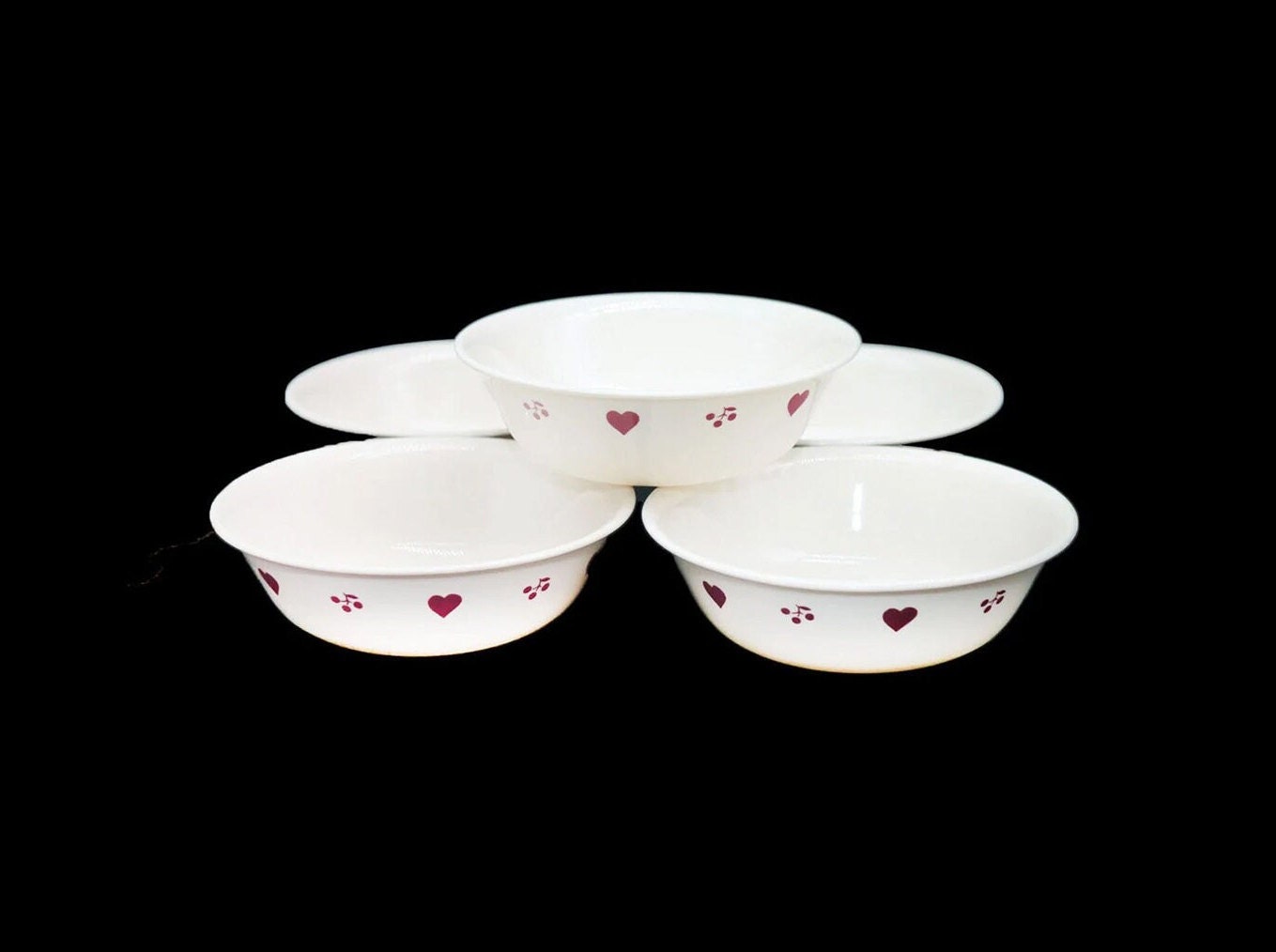 Corelle Corningware Hometown coupe cereal bowls made in USA. Choose