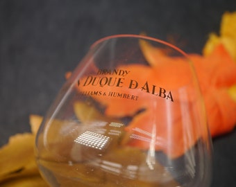 Gran Duque de Alba stemmed brandy or cognac snifter made in Spain.