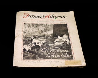 December 26 1959 Canadian Countryman and Farmer's Advocate magazine. Christmas issue. Published by William Weld Co.