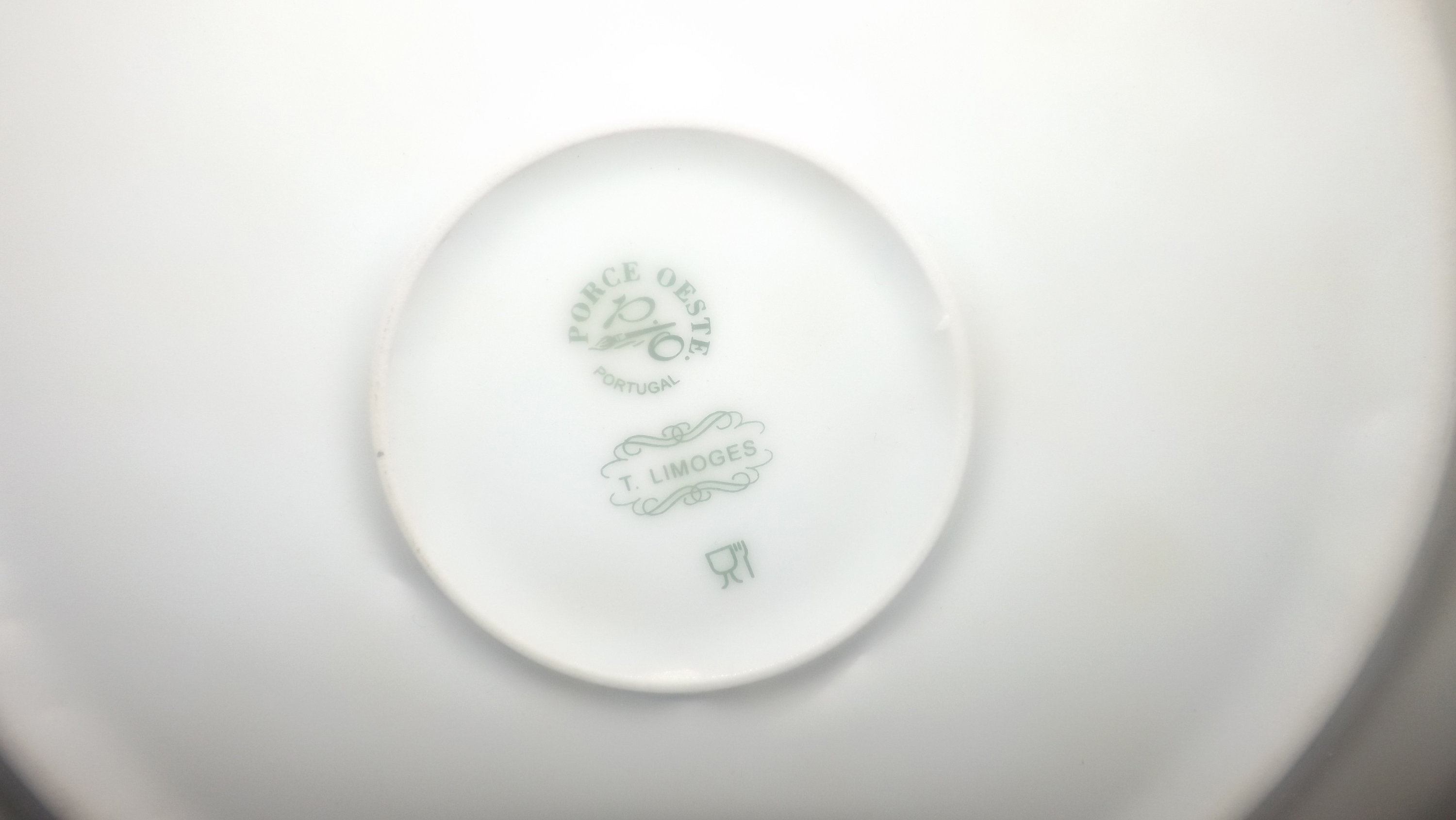 Vintage T Limoges Porce Oeste dessert plate set. Large serving Etsy