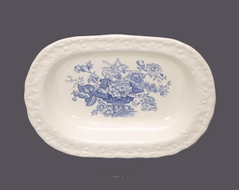 Vintage Mason's Ascot on Oak | Hanging Basket oval serving bowl made England.