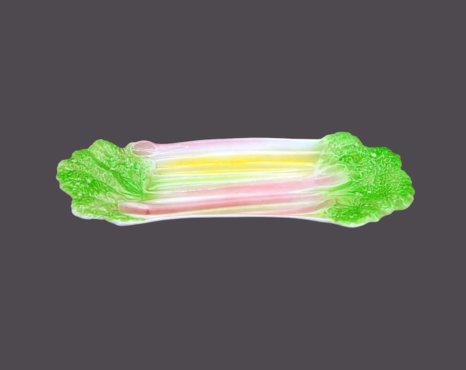 Royal Winton Grimwades oblong rhubarb relish dish made in England. Flaws (see below).