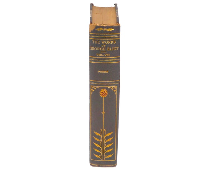 Antiquarian book (1878) The Complete Works of George Eliot Vol VIII Poems. Thomas Crowell.