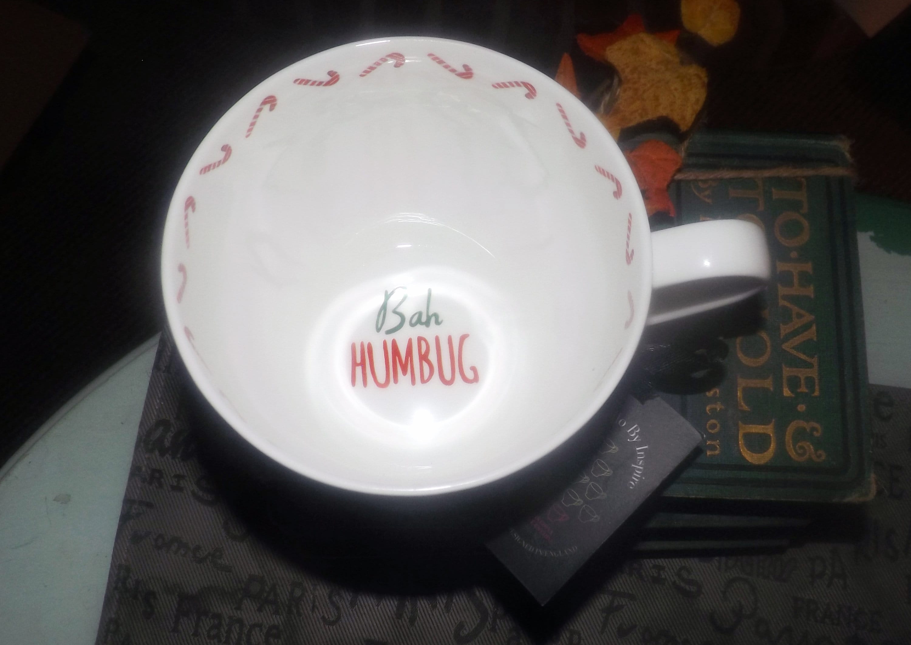 Vintage (1998) Bah Humbug oversized Christmas coffee, tea or hot