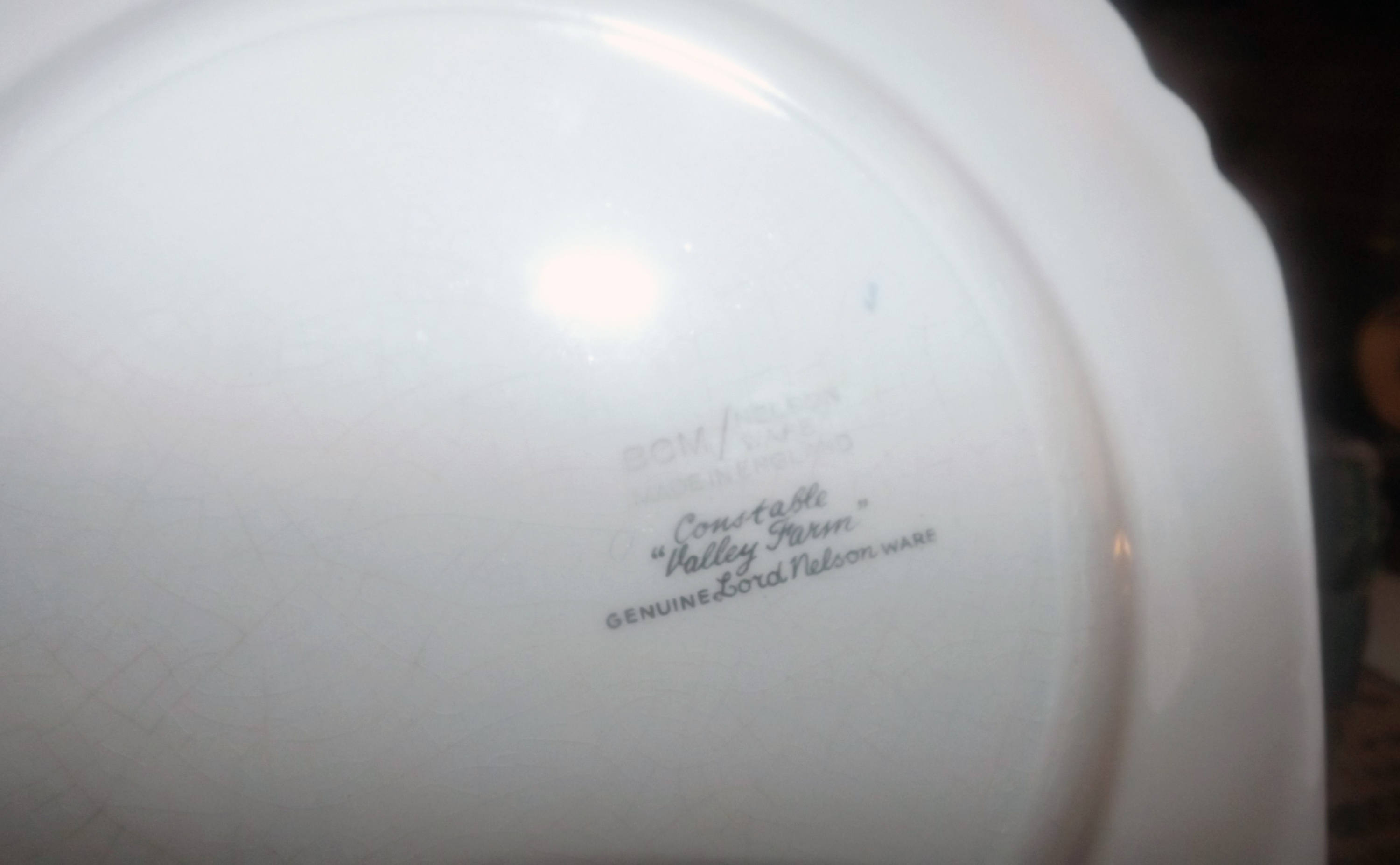 Vintage (1960s) Lord Nelson Pottery Lord Nelson Ware creamware