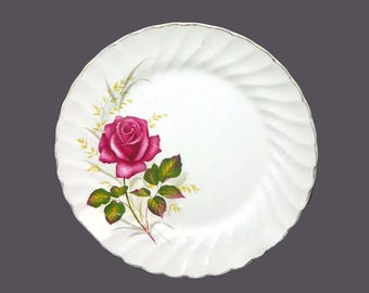 Myott Anniversary Rose dinner plate made in England.