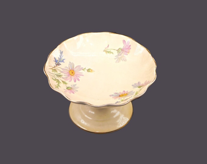 Royal Staffordshire Old Marguerite candy or mint compote | footed dish made in England.