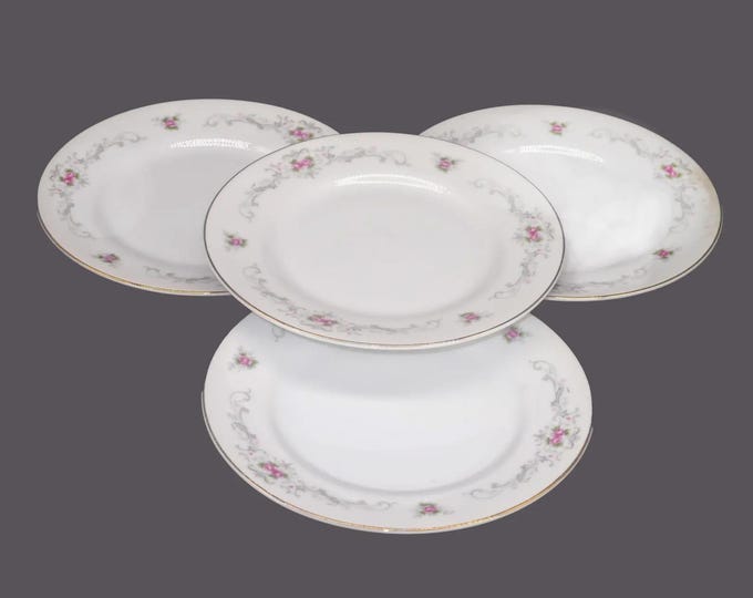 Four Fine China of Japan Rosedale | Rose Dale bread plates.