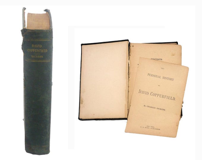 Antiquarian book The Personal History of David Copperfield Charles Dickens. A.L. Burt NY 1900.