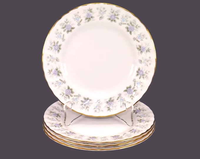 Minton Alpine Spring bread plates. Bone china made in England. Choose quantity below.