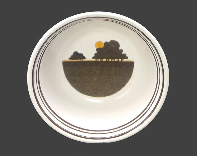 Royal Doulton Prairie LS1031 coupe stoneware cereal bowl. Lambethware stoneware made in England. Sold individually.