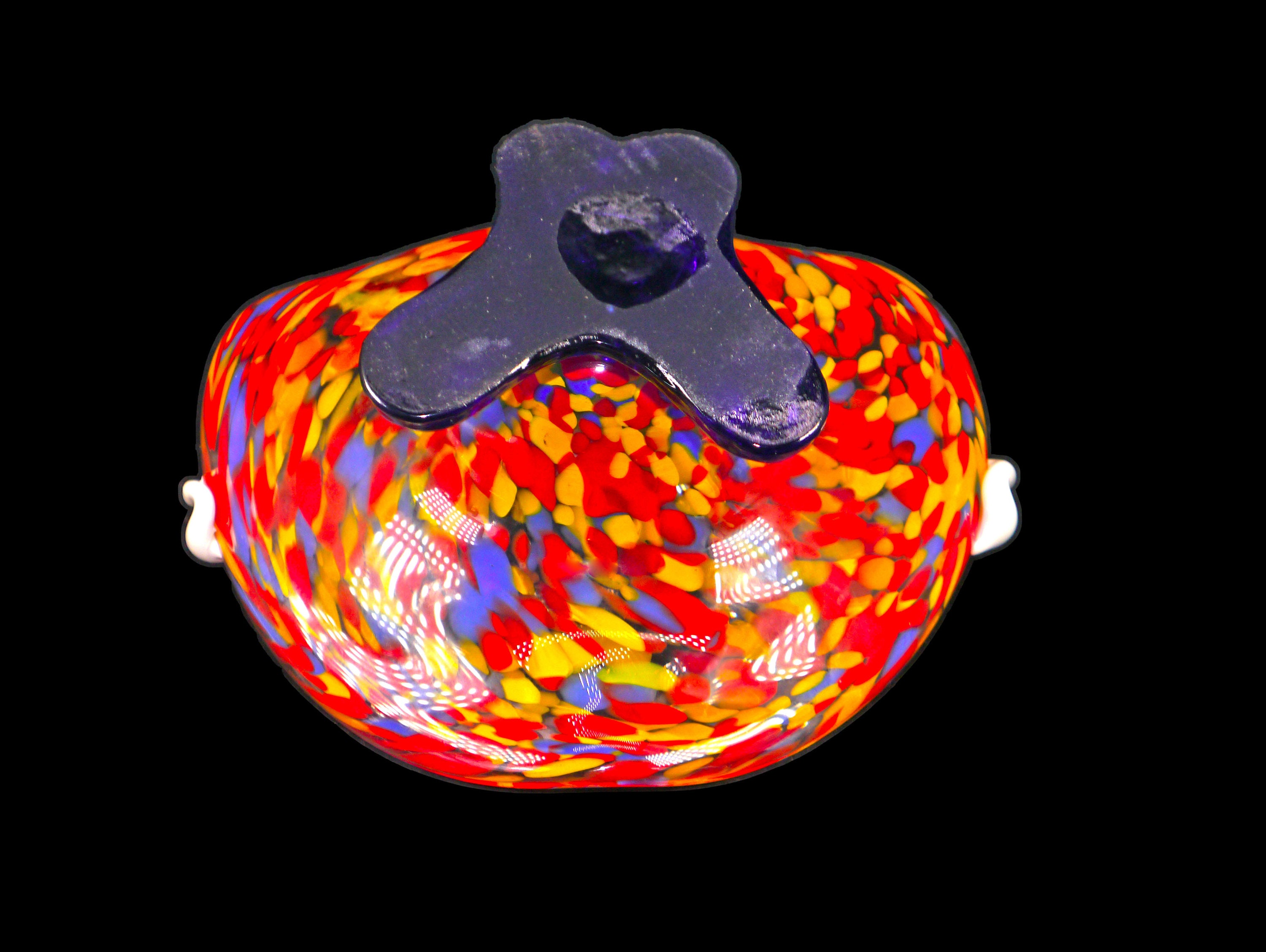 Mid Century Murano Artglass Handblown Graffiti Glass Clown Etsy Canada