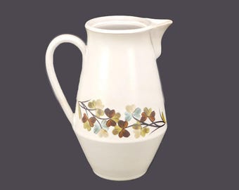 Vintage Denby Shamrock six-cup stoneware coffee pot (no lid) made in England.