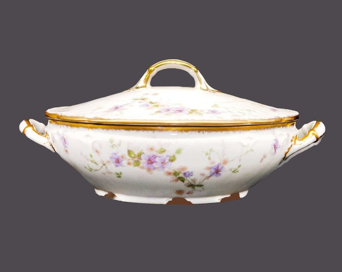 Gerard, Dufraisseix, Abbott GDA Limoges CH Field Haviland Limoges GDA169 round covered serving bowl.