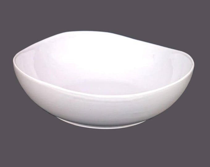 MiqueDesign | Mique Sweden large pasta or salad serving bowl. Robin's egg blue, asymmetrical shape made in Portugal by SOFAL