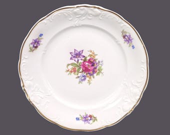Vintage Wawel Meissen Flower salad plate made in Poland.