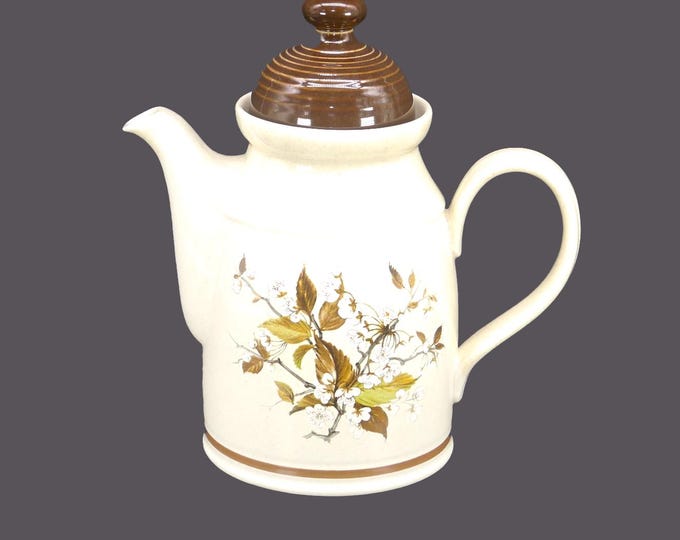 Royal Doulton Wild Cherry stoneware 7-cup coffee pot. Lambethware stoneware made in England.