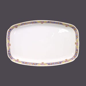 Schmidt & Co Royal Epiag EP154 art-nouveau style large serving platter made in Czechoslovakia.