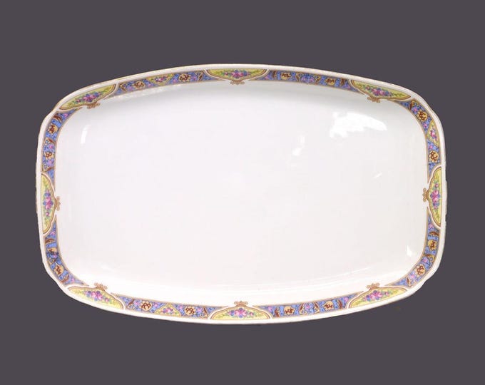 Schmidt & Co Royal Epiag EP154 art-nouveau style large serving platter made in Czechoslovakia.