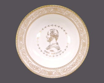 Vintage Royal Doulton 150th Anniversary trinket dish: John Doulton Portrait. England.