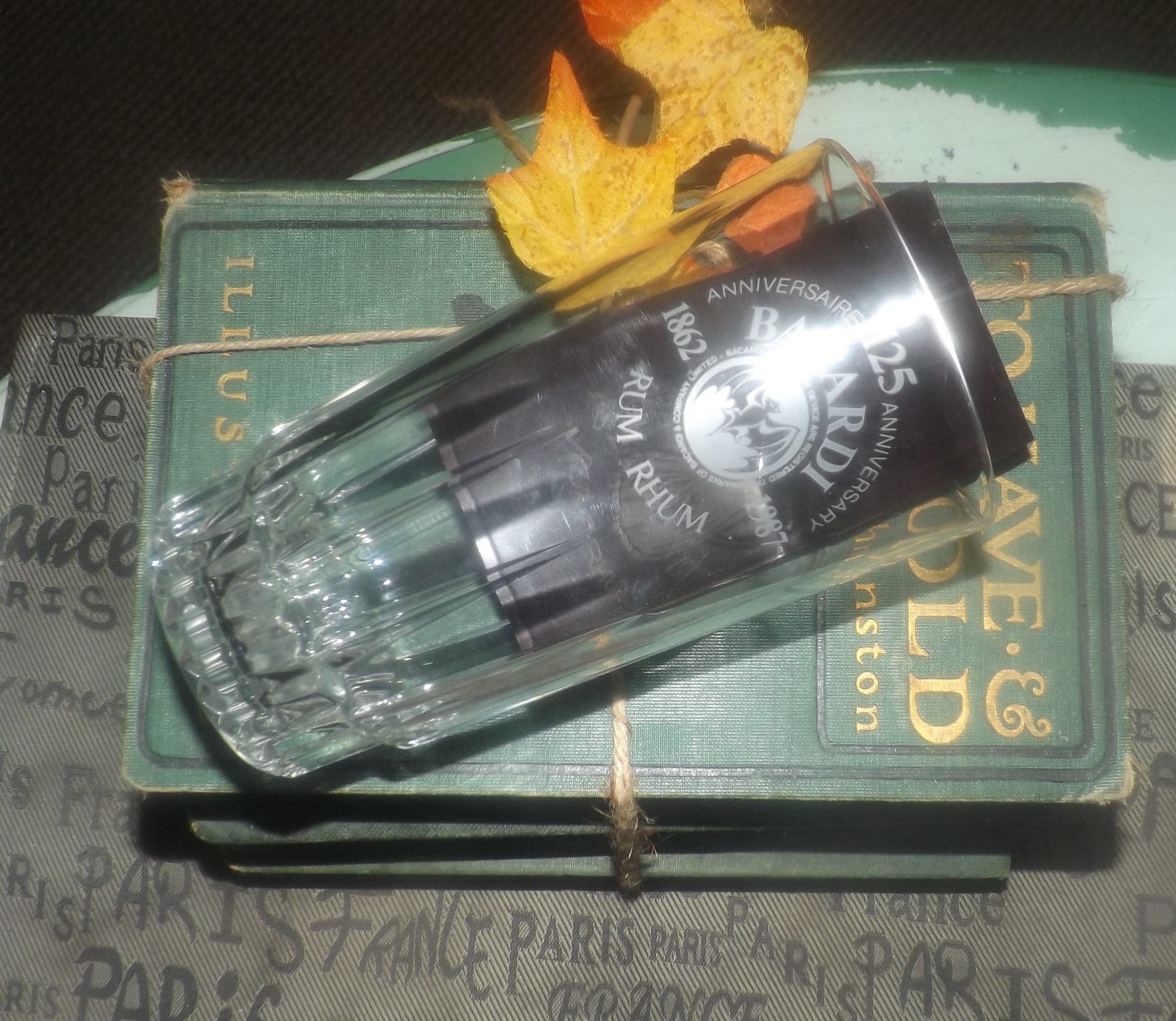 Vintage (1987) Bacardi Rum Commemorative 125thyear Anniversary tumbler