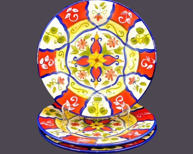Three Pier 1 | Pier One Vallarta hand-painted salad plates.
