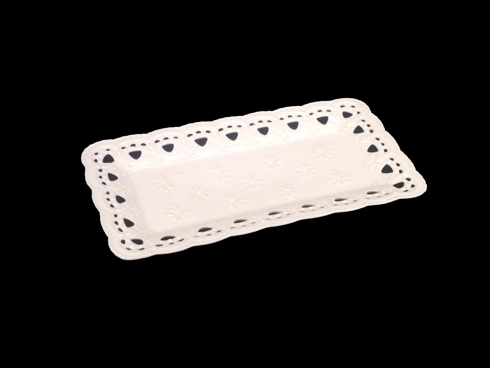 Skye Mcghie Cream Lace Rectangular Sandwich Pastry Cookie Etsy Canada