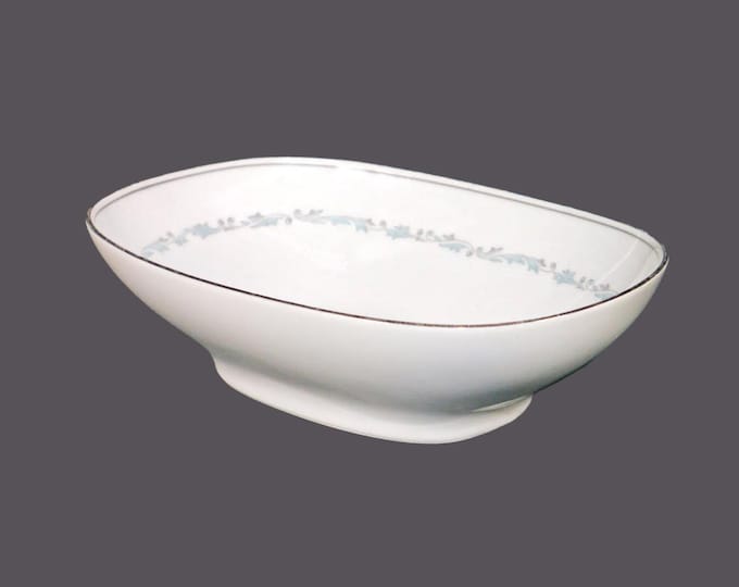 Noritake Brooklane 6112 oval serving bowl made in Japan.