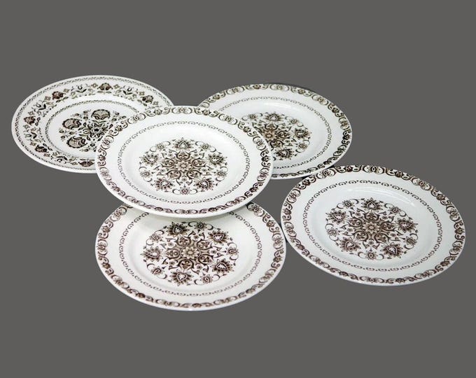 Five Wood & Sons Wellesley bread plates made in England.