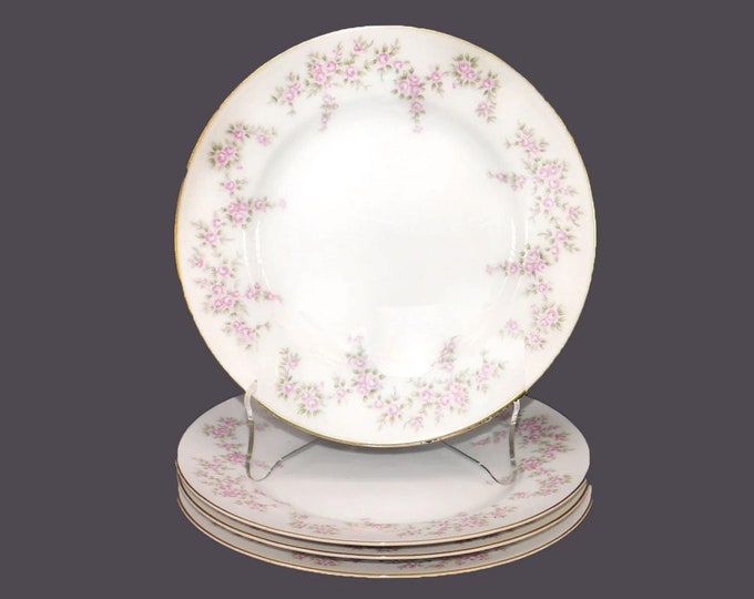 Premiere Fine China April Rose salad plates made in Japan. Choose quantity below.