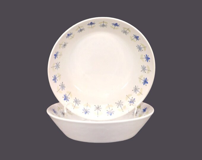 Pair of Midwinter Roselle fruit nappies, dessert bowls made in England.