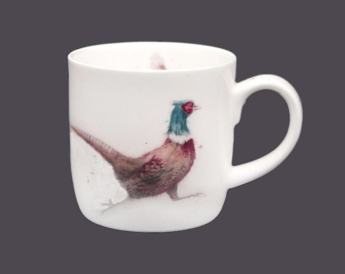 Vintage Royal Worcester Wrendale Designs Lord of the Woods pheasant mug.