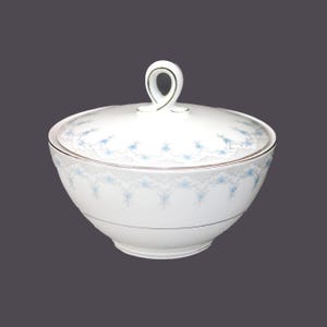 Mikasa Narumi Felicia 5257 covered sugar bowl made in Japan.